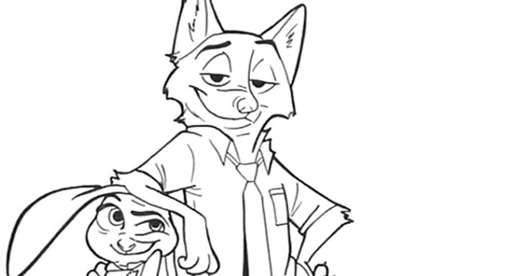 Free Printable Zootopia Coloring Pages Free Printable Nick 1024x538 Free Printable Zootopia Coloring Pages Free Printable Nick