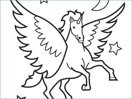 Barbie Horse Coloring Page 440x330 Barbie Horse Coloring Page