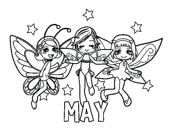 600x470 May Coloring Pages May Coloring Page Coloring Pages May Coloring