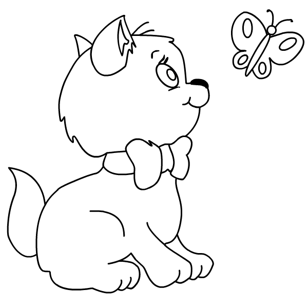 600x600 Malvorlage Katzenbaby Coloring Book Coloring Pages Online