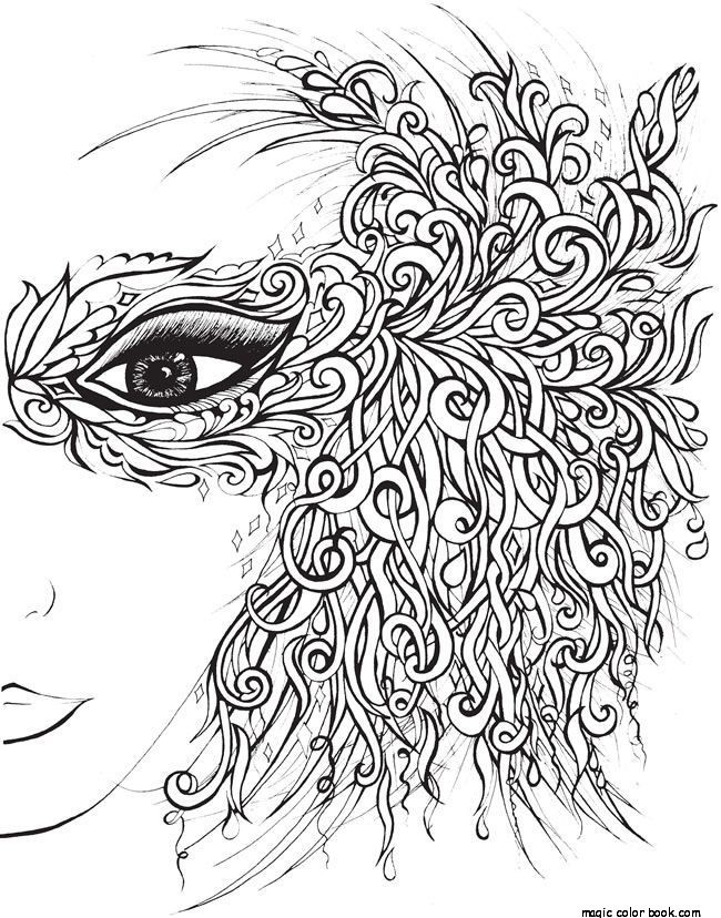 Girl Prom Dress Adult Coloring Pages Online Free Print 650x828 Girl Prom Dress Adult Coloring Pages Online Free Print