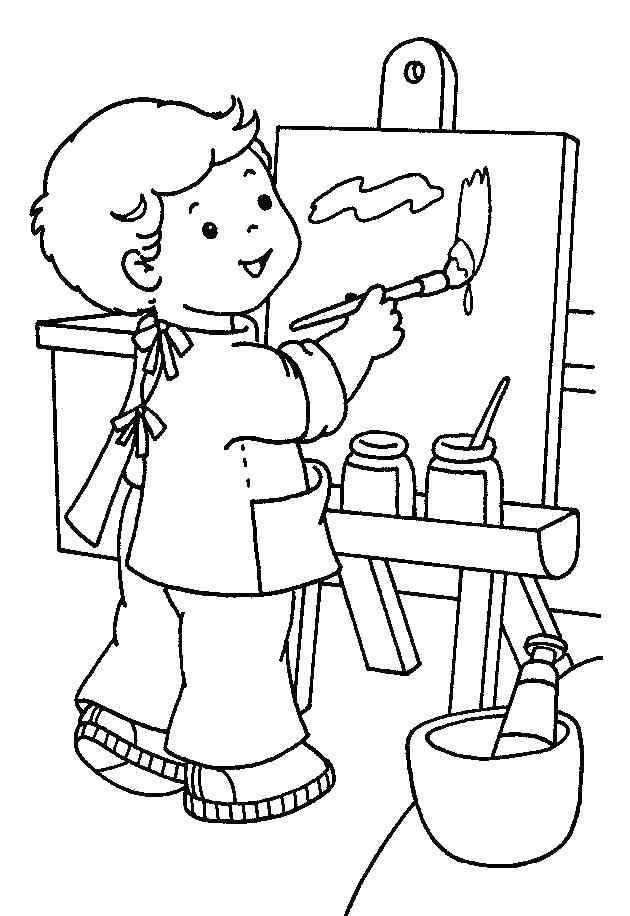 630x916 Famous Artist Coloring Pages Famous Painting Coloring Pages Famous