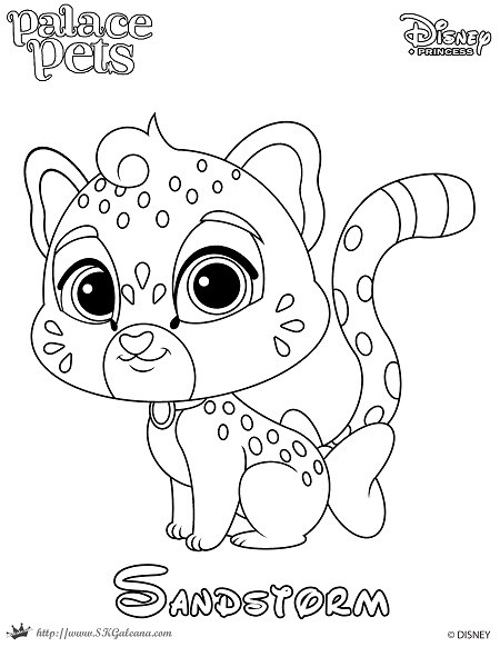 Disney's Princess Palace Pets Free Coloring Pages And Printables 450x582 Disney's Princess Palace Pets Free Coloring Pages And Printables