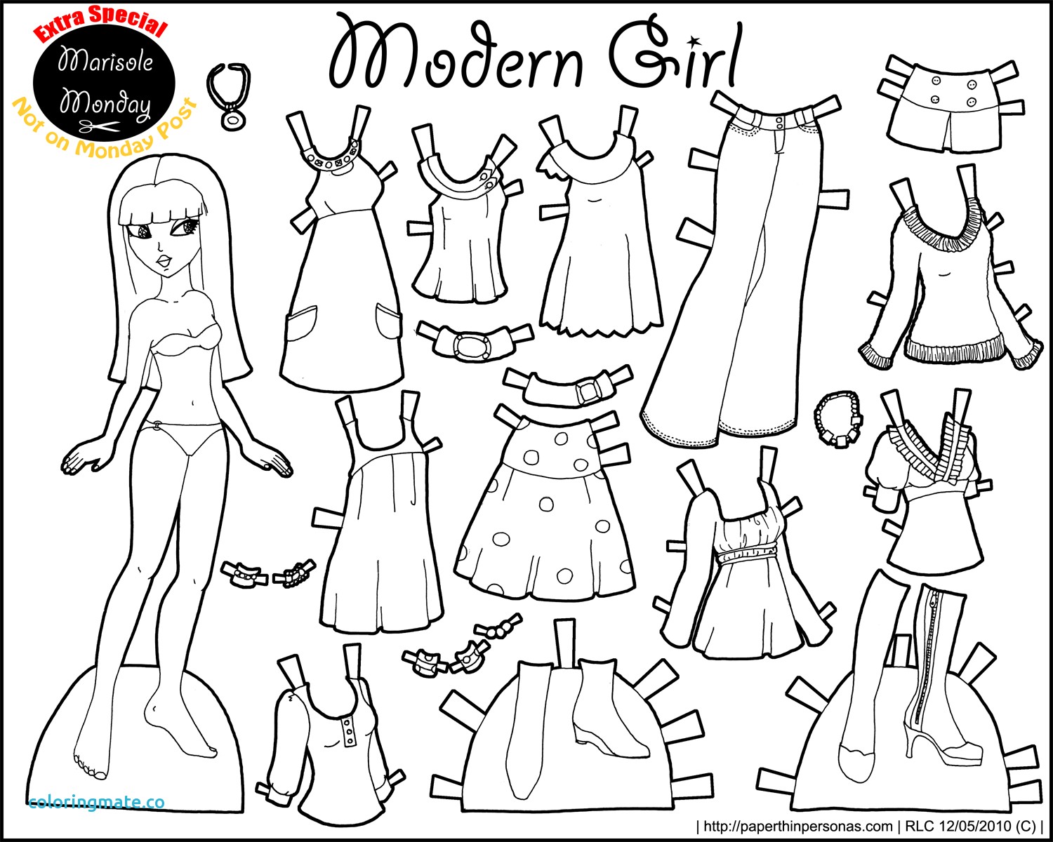 1500x1200 Top Coloring Pages Of Paper Dolls 38 Doll Aril