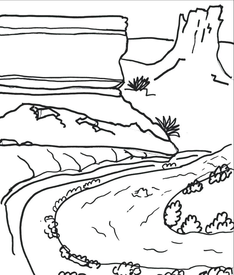 794x932 National Parks Coloring Book