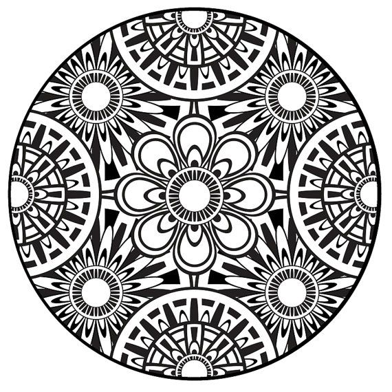 Coloring Page, Mandala, Instant Pdf Download, Printable Coloring 570x570 Coloring Page, Mandala, Instant Pdf Download, Printable Coloring