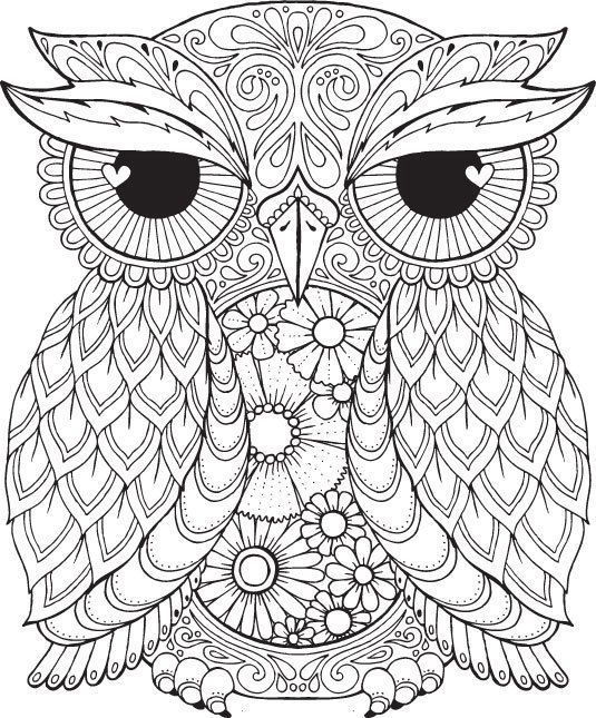 535x645 Coloring Pages For Adults Pdf Free Download