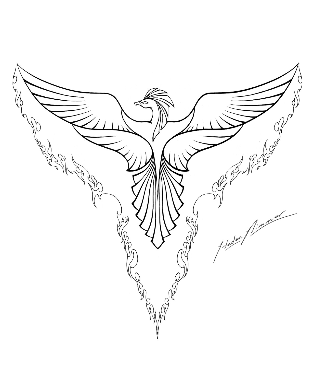 1280x1536 Phoenix Coloring Page Org In Pages