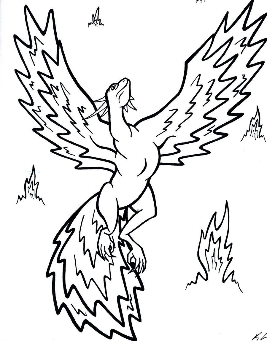 900x1149 Phoenix Coloring Pages To And Print For Animal Baby Adult Barfwa