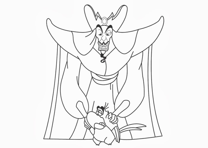 Jafar Coloring Pages 700x500 Jafar Coloring Pages