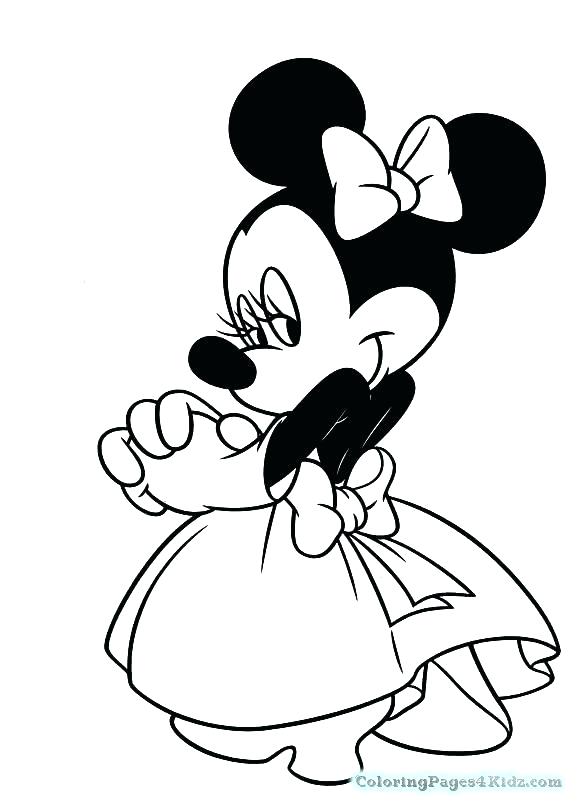 Minnie Mouse Birthday Coloring Pages Mouse Coloring Page Queen 582x811 Minnie Mouse Birthday Coloring Pages Mouse Coloring Page Queen