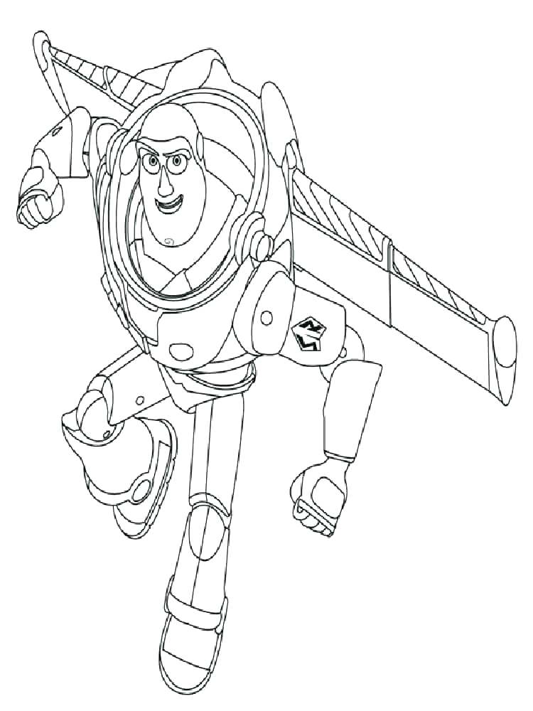 Buzz Lightyear Coloring Pages 750x1000 Buzz Lightyear Coloring Pages