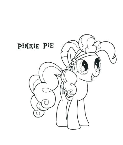 Pinkie Pie Coloring 426x500 Pinkie Pie Coloring