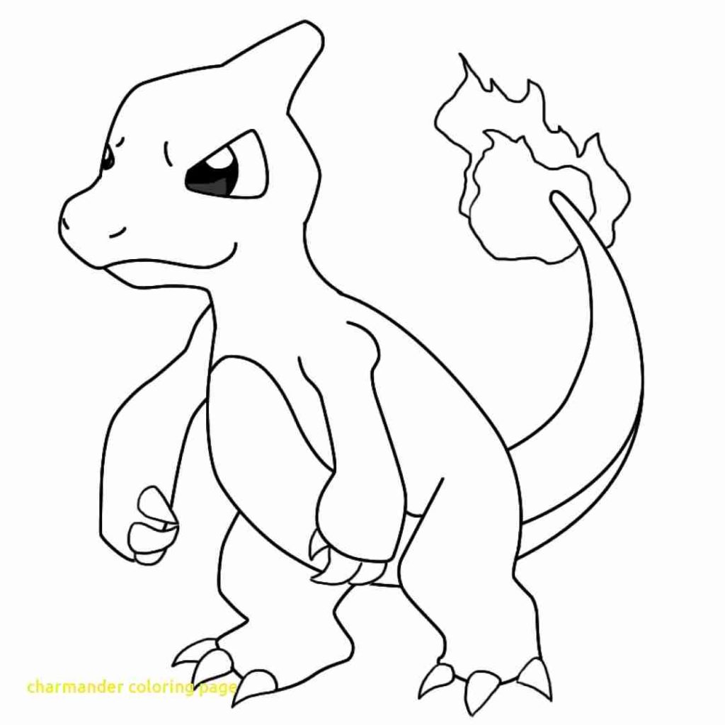 Charmander Coloring Page With Charmeleon Pokemon At 1 1024x1024 Charmander Coloring Page With Charmeleon Pokemon At 1
