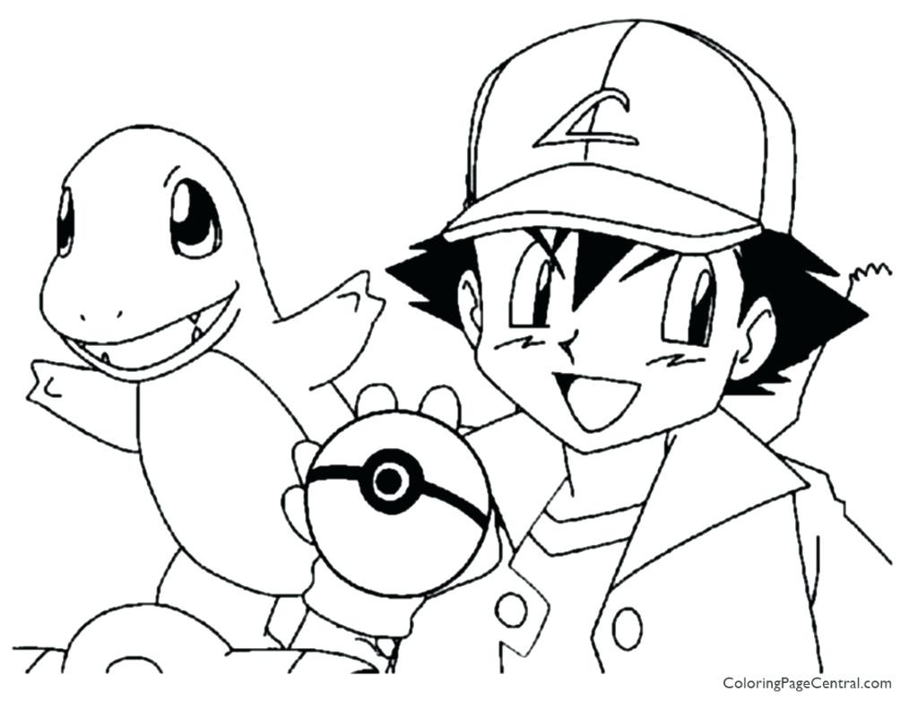 Pokemon Charizard Coloring Sheets Ash Page Central Charmander 1024x791 Pokemon Charizard Coloring Sheets Ash Page Central Charmander
