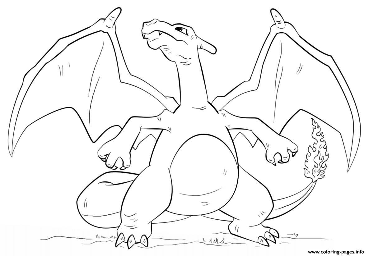 1186x824 Charizard Pokemon Go Coloring Pages Printable Striking