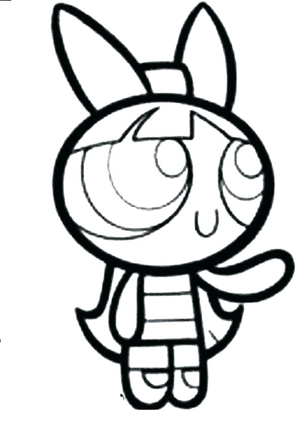 600x881 Power Puff Girls Coloring Page Girls Excited Coloring Pages