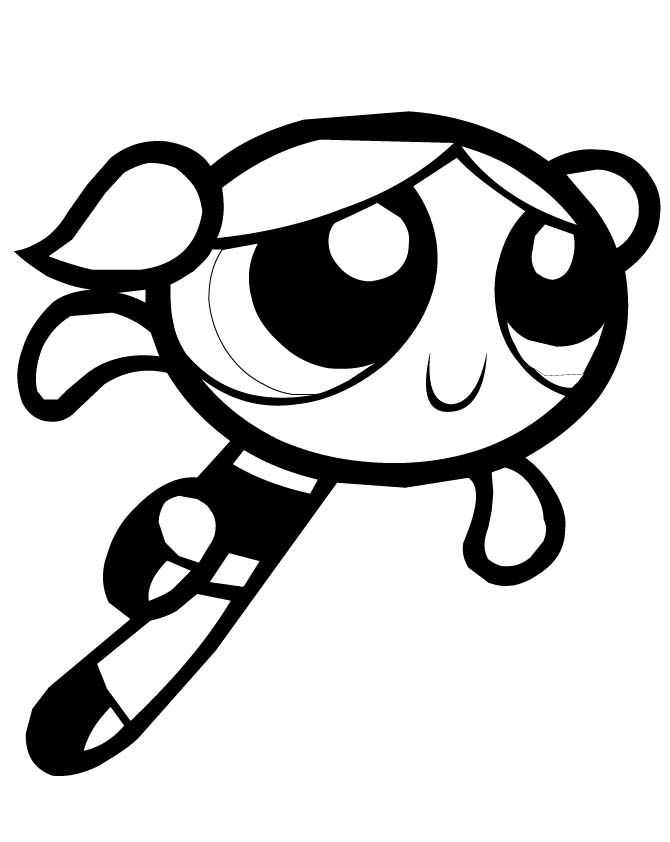 670x842 Powerpuff Buttercup Coloring Pages