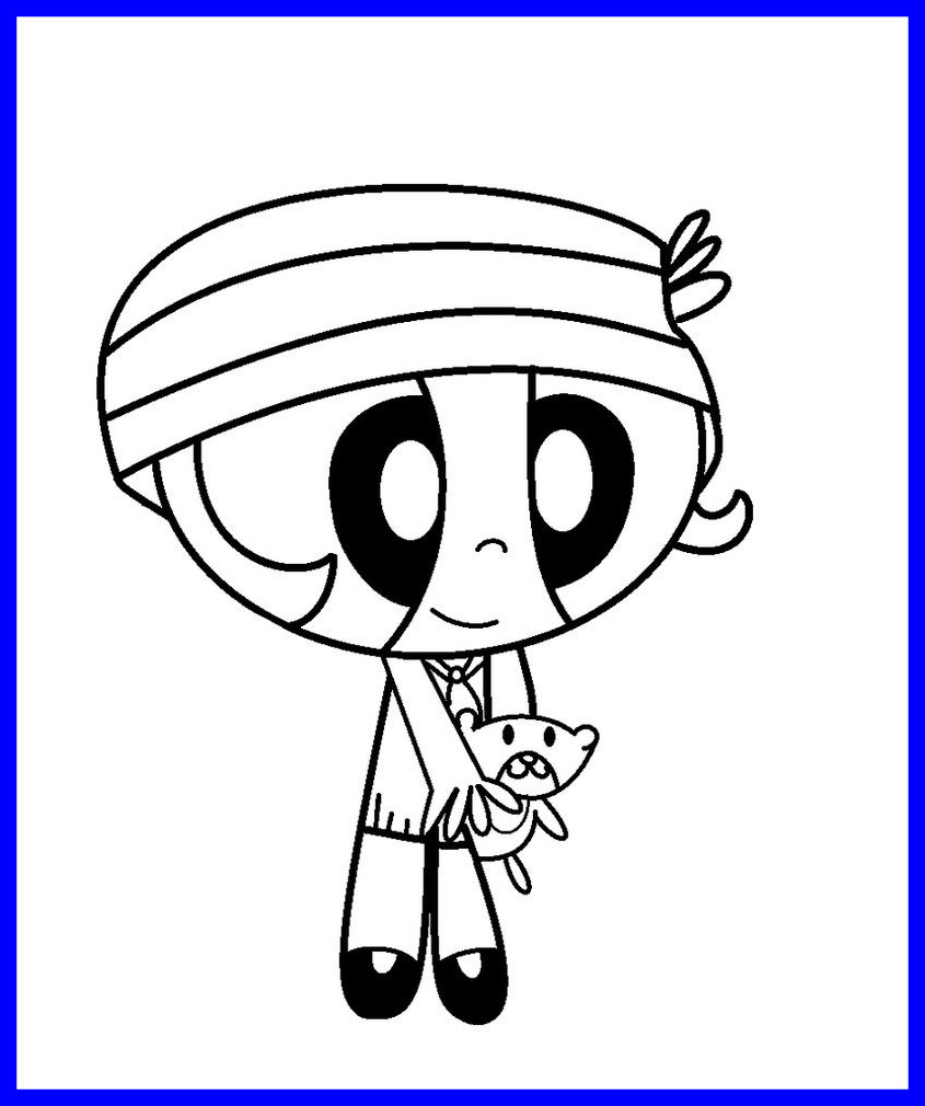 845x1010 Incredible Powerpuff Coloring Page Of Style And Inspiration