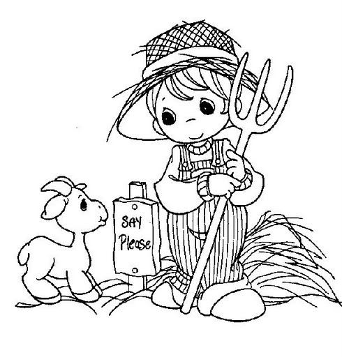 490x512 627 Best Coloring Pages Precious Moments Images