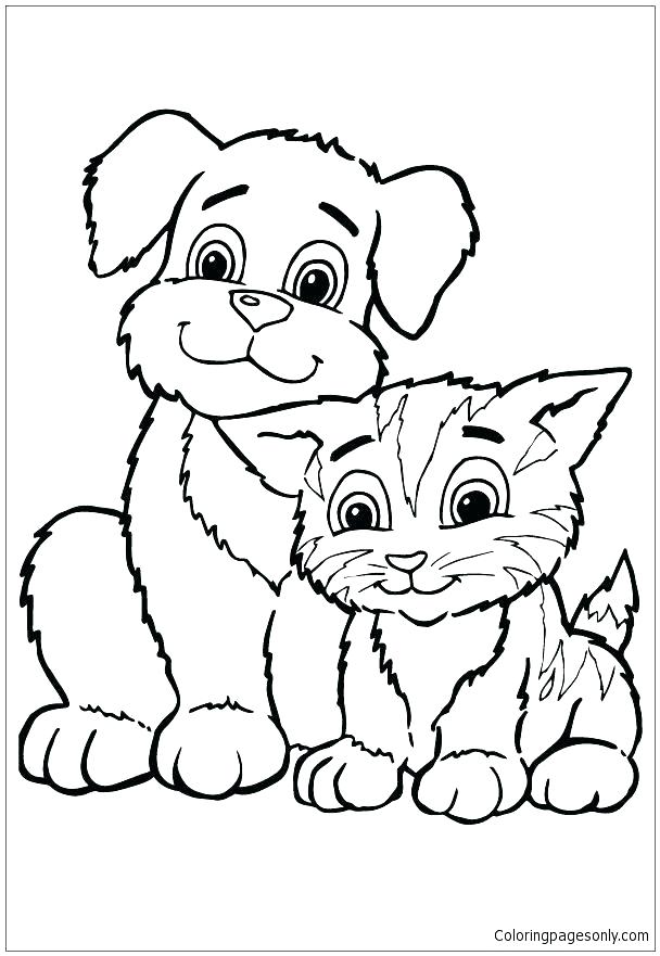 608x881 Free Coloring Pages Puppies Printable Puppy Coloring Pages Puppy