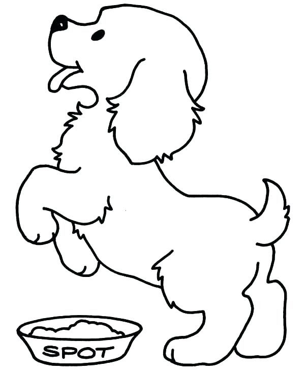 600x734 Puppies Coloring Pages Puppy Printable Coloring Pages Cute