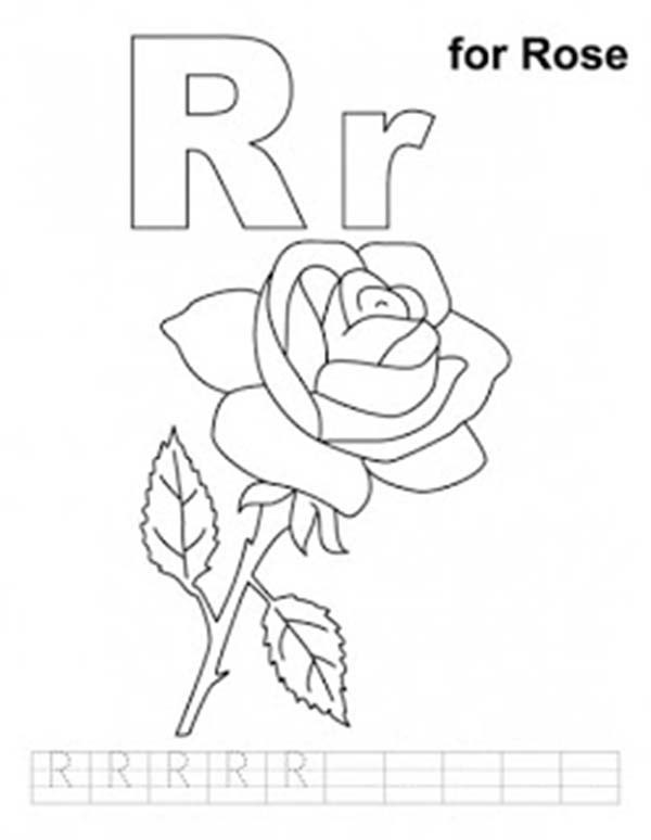 600x774 Letter R Coloring Pages Preschool For Pretty Print Kids Learn