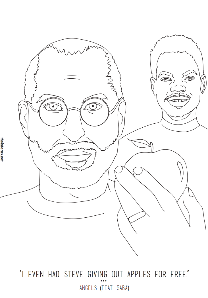 Chance The Rapper's Coloring Book Inspired An Actual Coloring Book 732x1046 Chance The Rapper's Coloring Book Inspired An Actual Coloring Book