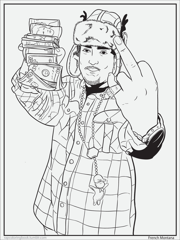 7 Delightful Pages From A Rap Coloring Book 625x834 7 Delightful Pages From A Rap Coloring Book
