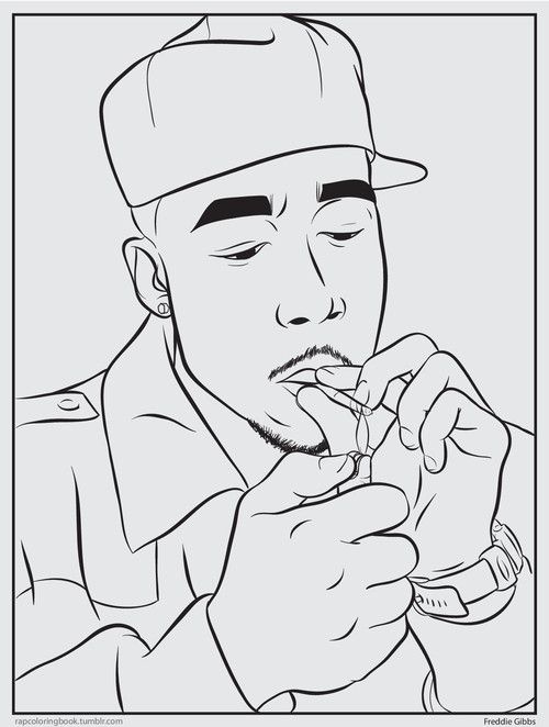 Bun B's Rap Coloring And Activity Book Art Attacks 500x662 Bun B's Rap Coloring And Activity Book Art Attacks