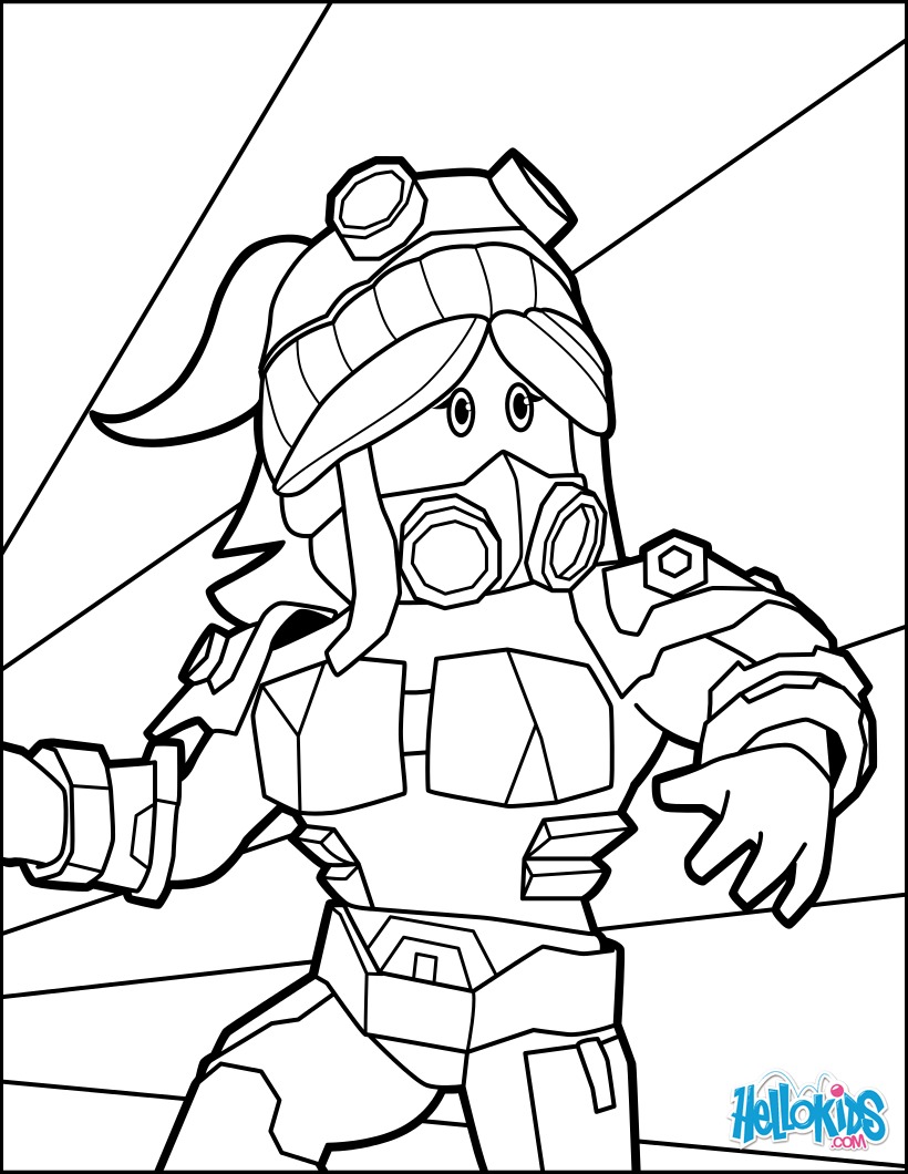 Heroine Of Roblox Coloring Pages 820x1060 Heroine Of Roblox Coloring Pages