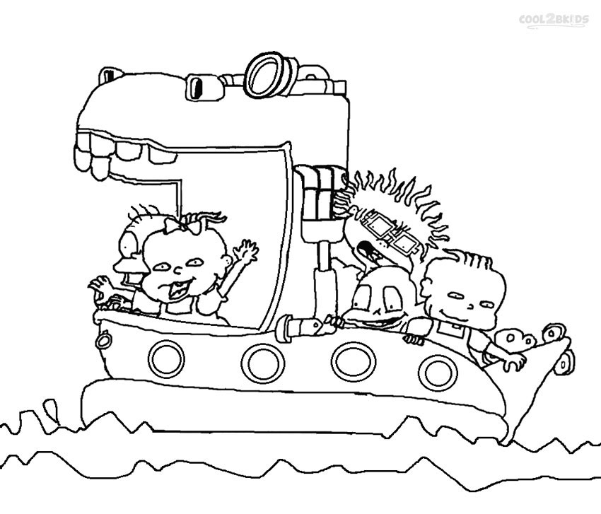 850x727 Printable Rugrats Coloring Pages For Kids Cool2bkids