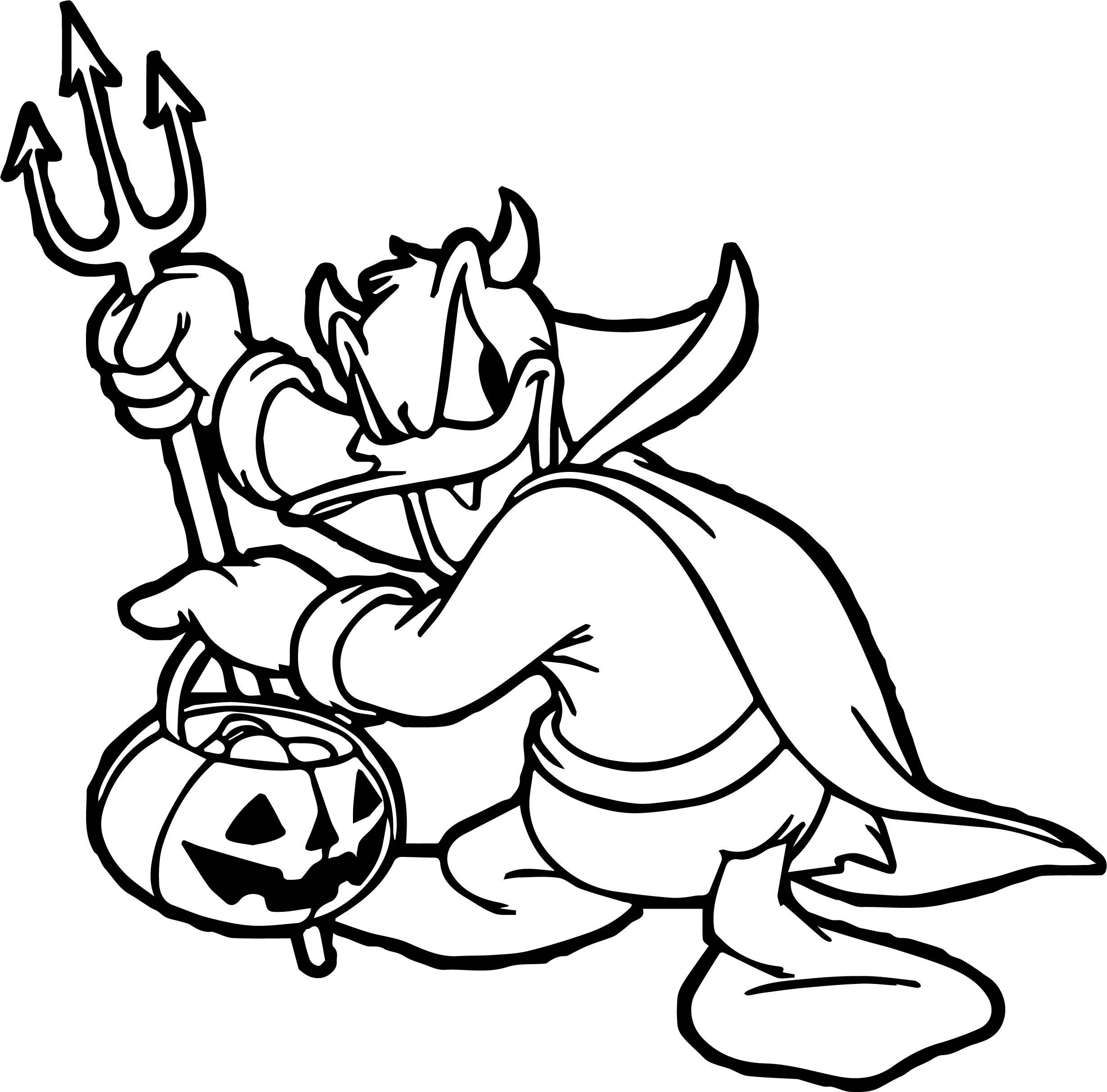 Astonishing Devil Donald Duck Coloring Page Wecoloringpage Pict 2459x2425 Astonishing Devil Donald Duck Coloring Page Wecoloringpage Pict