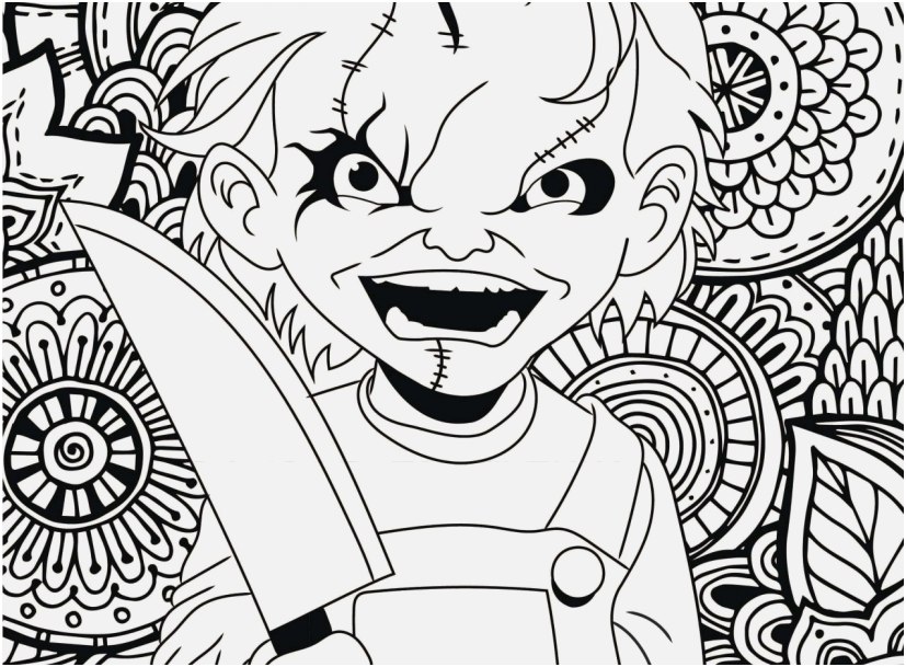 Witch Coloring Pages Concept Inspiring Horror Coloring Pages Scary 827x609 Witch Coloring Pages Concept Inspiring Horror Coloring Pages Scary