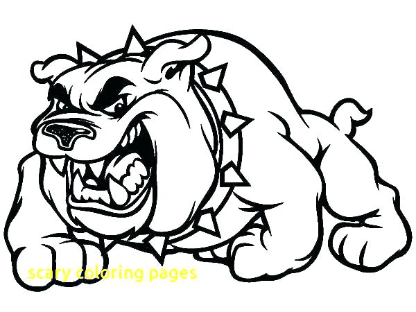Scary Pumpkin Coloring Pages 600x450 Scary Pumpkin Coloring Pages