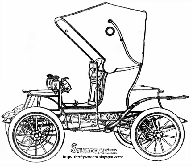 Coloring Pages Of Antique Automobiles Thrifty Scissors 619x538 Coloring Pages Of Antique Automobiles Thrifty Scissors