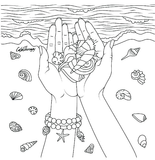 Seashell Coloring Pages Sea Shells Coloring Pages Sea Shells 615x635 Seashell Coloring Pages Sea Shells Coloring Pages Sea Shells