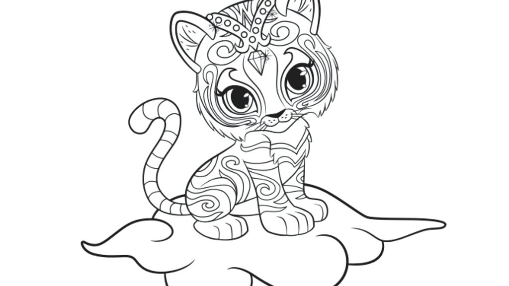 1024x576 Nick Jr Coloring Pages Shimmer And Shine Colouring Page Nick Jr