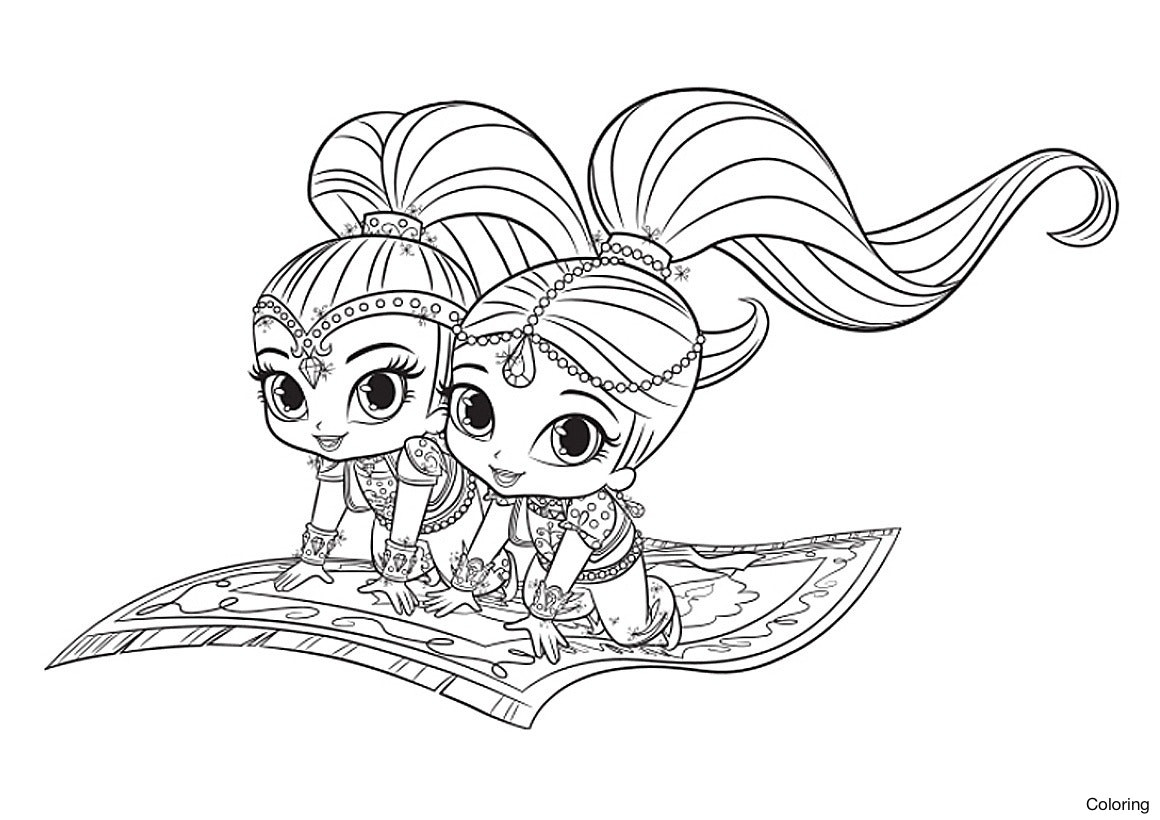 1160x820 Latest Cb 20160825043547 Shimmer And Shine Coloring Pages Roya