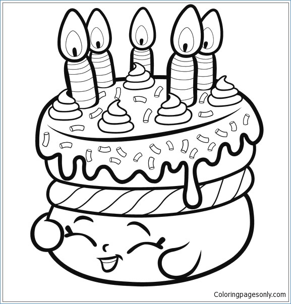 Hello Kitty Shopping Bread Coloring Pages 577x603 Hello Kitty Shopping Bread Coloring Pages
