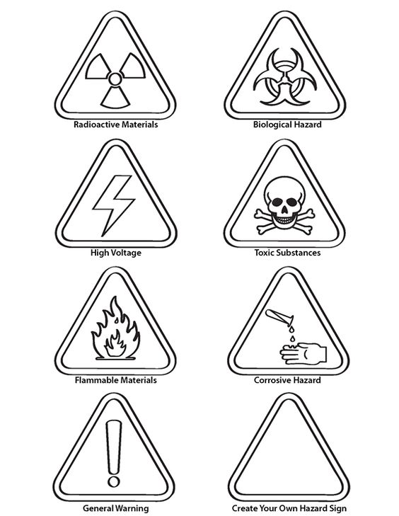564x729 Safety Signs Coloring Pages Safety Signs Coloring Pages Coloring