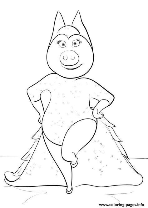 Print Sing Colouring Pages Coloring Pages Sing Birthday Party 474x665 Print Sing Colouring Pages Coloring Pages Sing Birthday Party