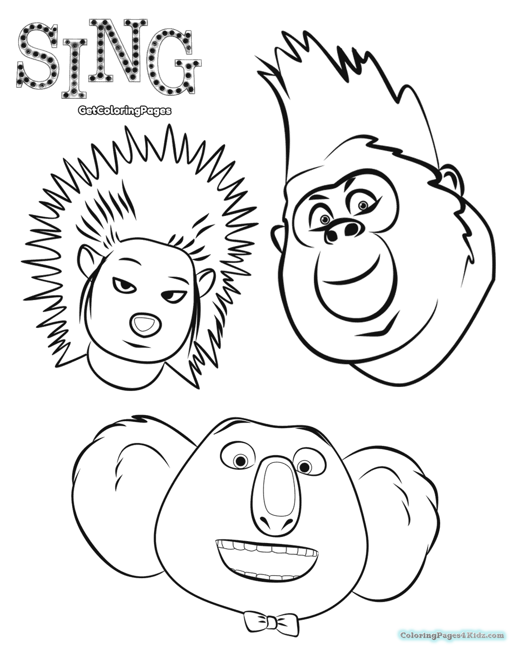 Sing Colorings Pdf Printable Free Colouring To Print Coloring 1024x1295 Sing Colorings Pdf Printable Free Colouring To Print Coloring