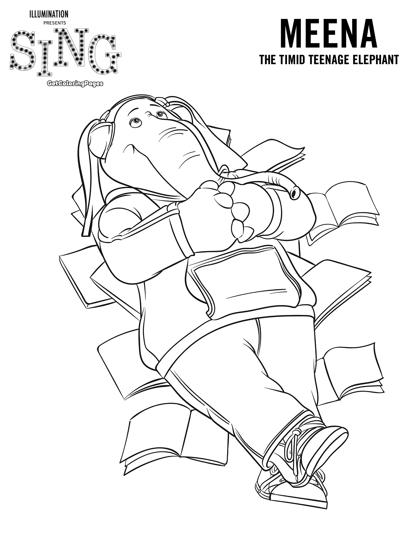 Top 30 Sing Movie Coloring Pages 1400x1800 Top 30 Sing Movie Coloring Pages