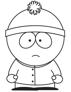 236x305 South Park Coloring Pages Printable Adult Cartoon Colouring