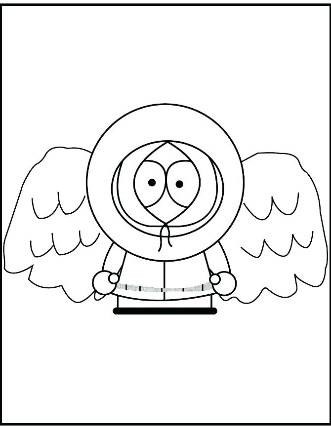 670x867 South Park Coloring Page