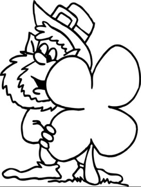 St Patricks Day Cute Leprechaun Coloring Page, St Patrick's Day 290x386 St Patricks Day Cute Leprechaun Coloring Page, St Patrick's Day