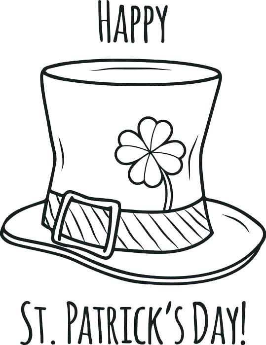 St Patricks Day Coloring Pages St Coloring Page Free St Coloring 539x700 St Patricks Day Coloring Pages St Coloring Page Free St Coloring