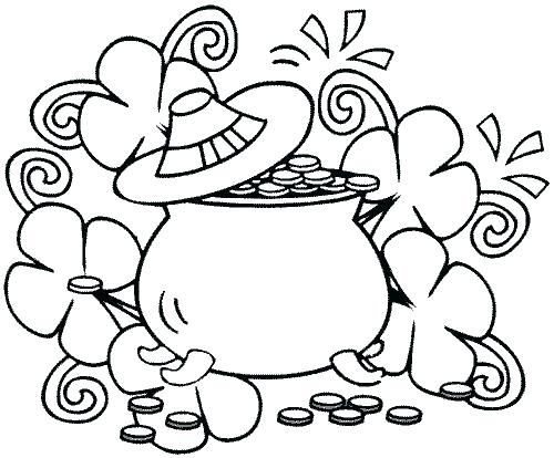 St Patricks Day Coloring Sheet A Pot Of Gold Coloring Pages For St 500x414 St Patricks Day Coloring Sheet A Pot Of Gold Coloring Pages For St