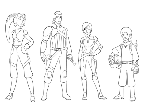 480x358 Star Wars Rebels Characters Coloring Page Printables